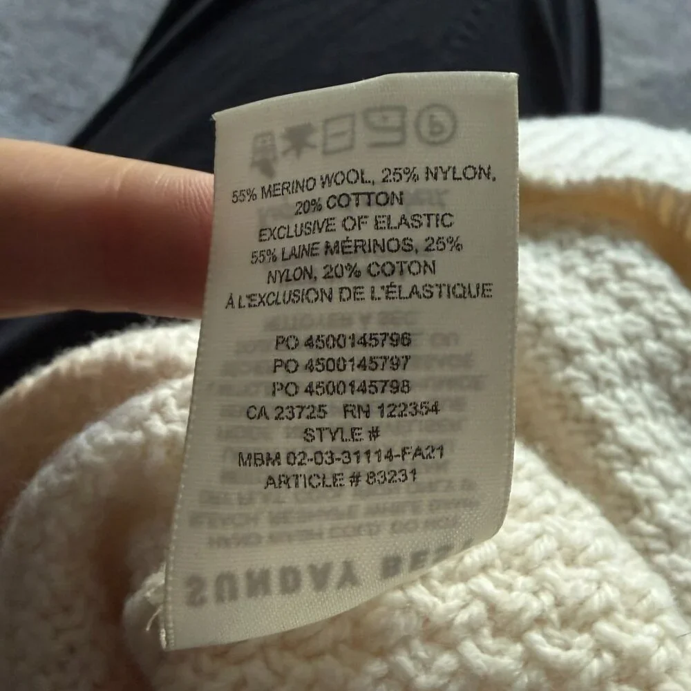 Aritzia Sunday Best Size XS Merino wool - Picture 4 of 5